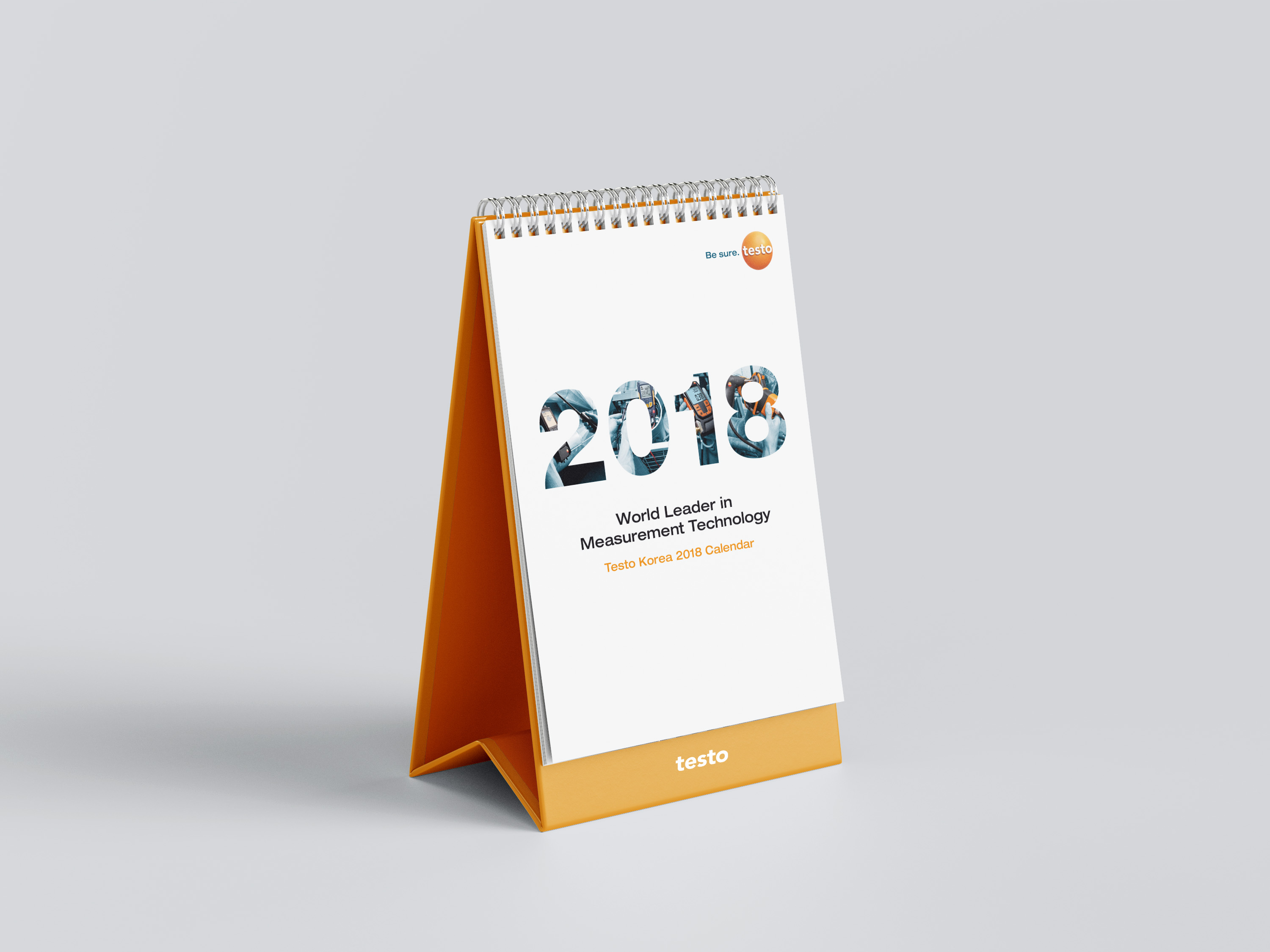 테스토 코리아 2018 데스크 캘린더